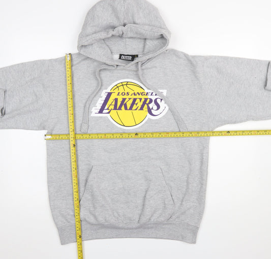Outerstuff Women Grey Los Angeles Lakers Hoodie M Basketball Style