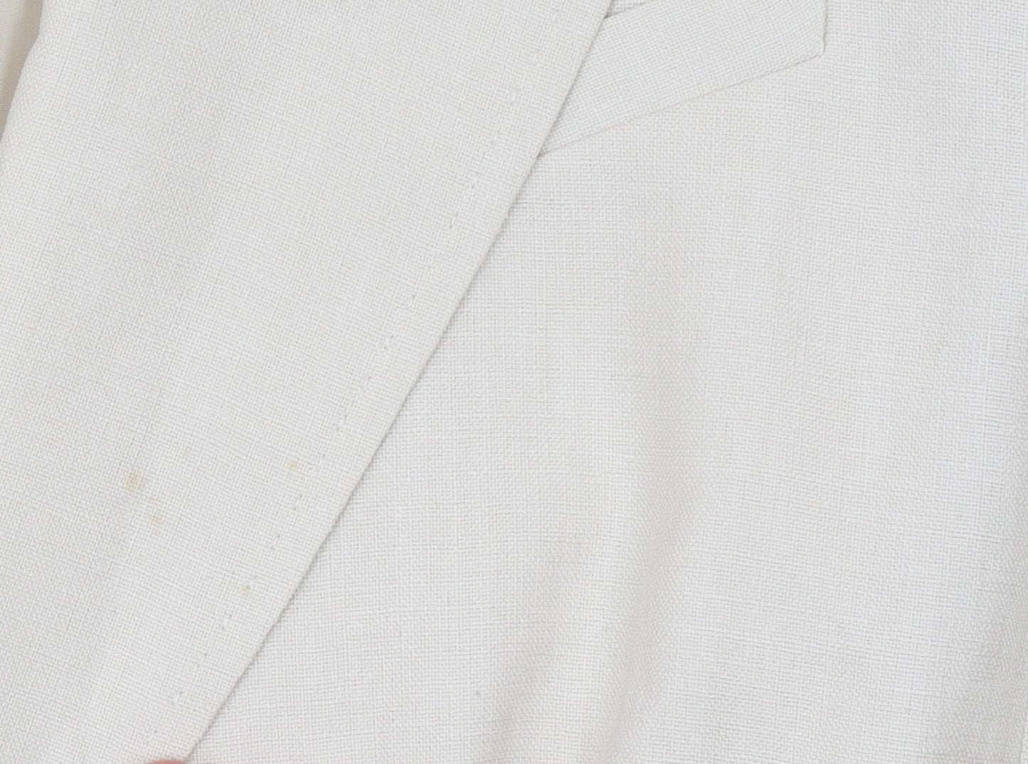 Additional view of Punto Roma Women Beige Polyester Single Breasted Suit Jacket, size 14