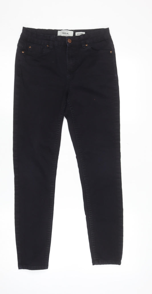 New Look Women’s Black Skinny Stretch Jeans Size 8 Regular 32in Leg
