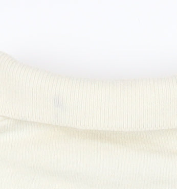 Bershka Women’s Black White Striped V-Neck Knit Jumper Size 12