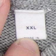 GAP Kids Girls Grey Striped Knit Sweater Dress XXL Long Sleeve Cotton Blend