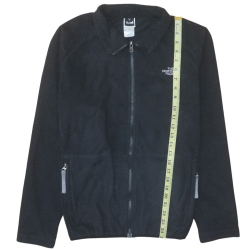 The North Face Womens Black Full Zip Fleece Jacket Size L