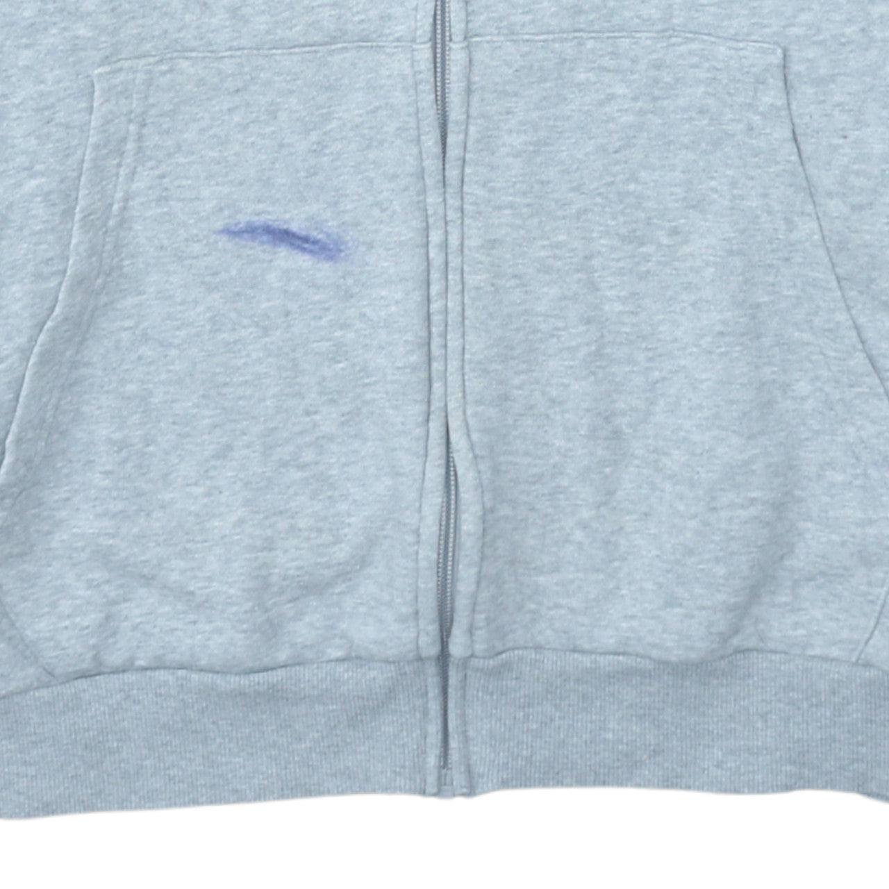 Adidas Men’s Grey Full Zip Hoodie Size M Lightweight Sportswear