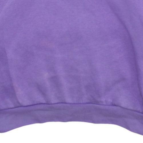 Additional view of Adidas Women’s Purple 1/2 Zip Hoodie Medium Hooded Sweatshirt
