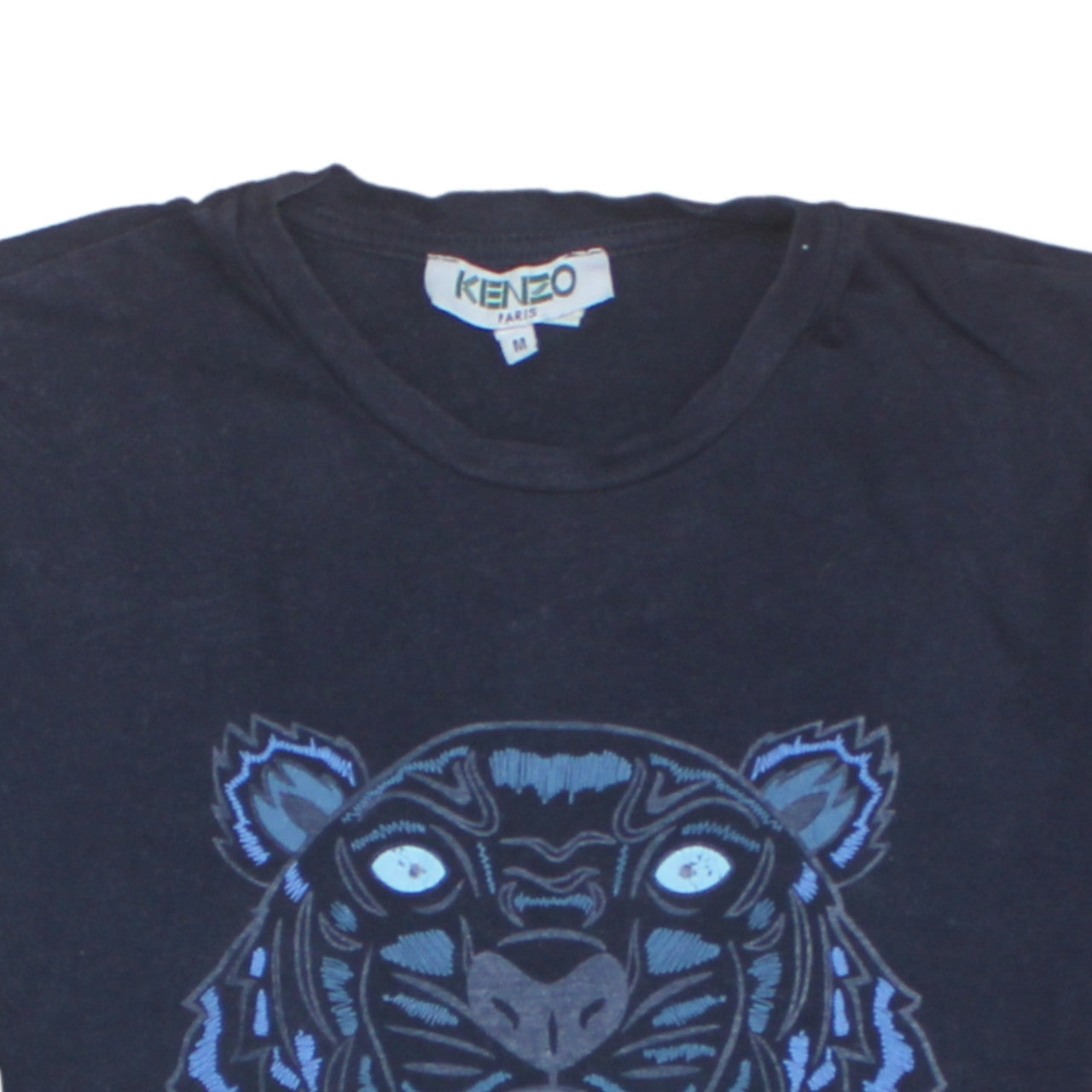 Additional view of Kenzo Men Black Embroidered Tiger Logo T-Shirt, size M