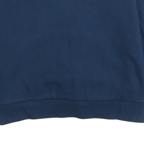 Additional view of Adidas Men Blue Sports 1/2 Zip Sweatshirt Regular Fit M