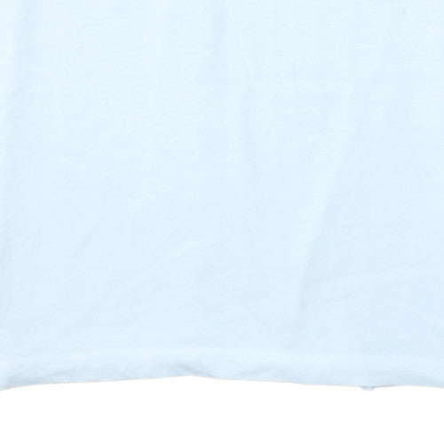 Additional view of Adidas Men’s White & Pink Colourblock Crew Neck T-Shirt, size M