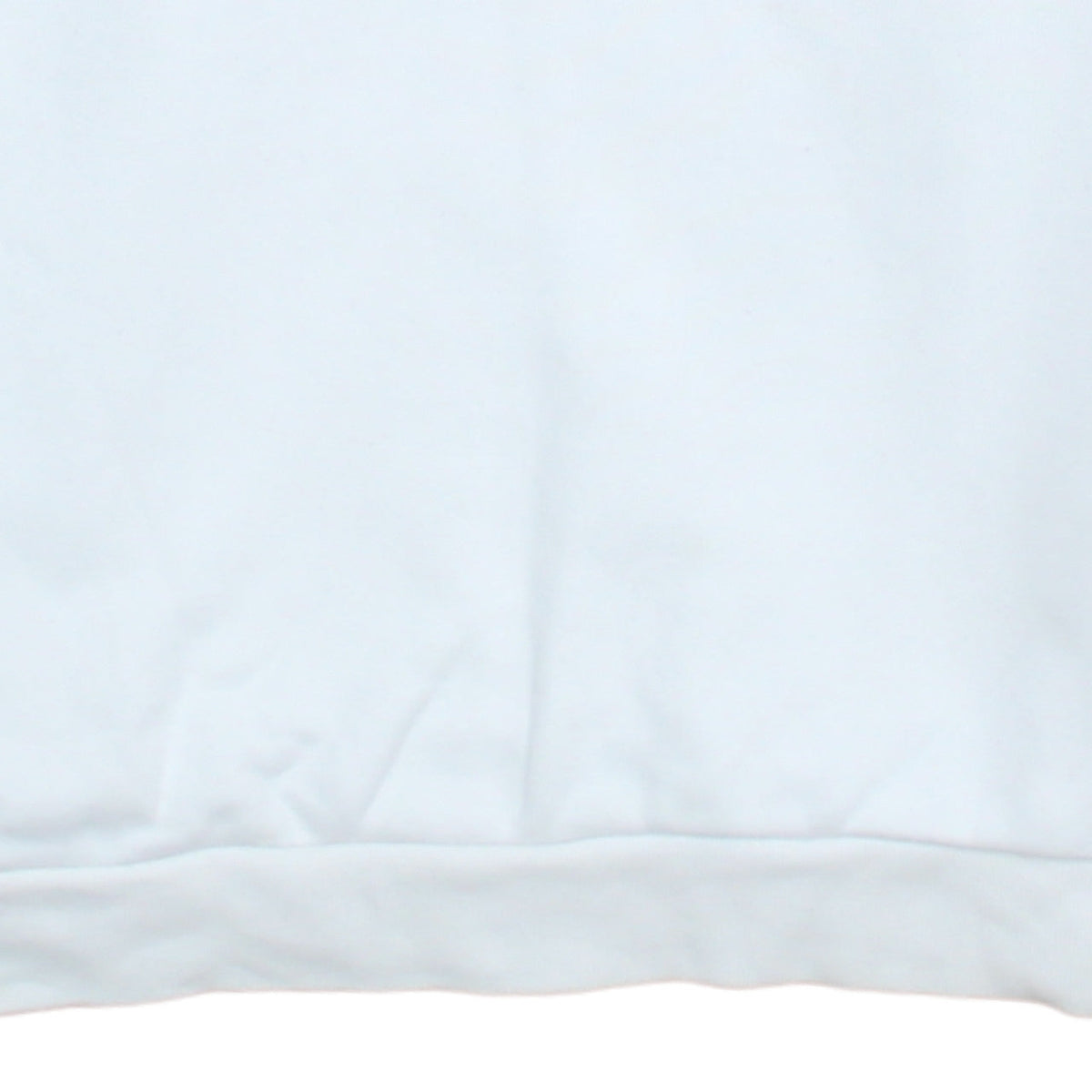 Additional view of Adidas Women White Crew Neck Pullover Sweatshirt UK 4 Cotton Blend