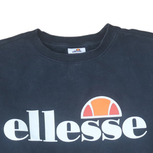 Additional view of Ellesse women’s navy blue crew neck pullover sweatshirt uk 8