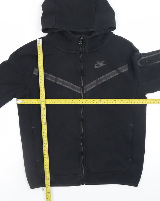 Nike Teens Black Full Zip Hoodie L Fleece Sportswear
