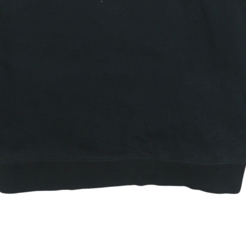 Additional view of Fila Men's Black Crew Neck Pullover Sweatshirt, size M