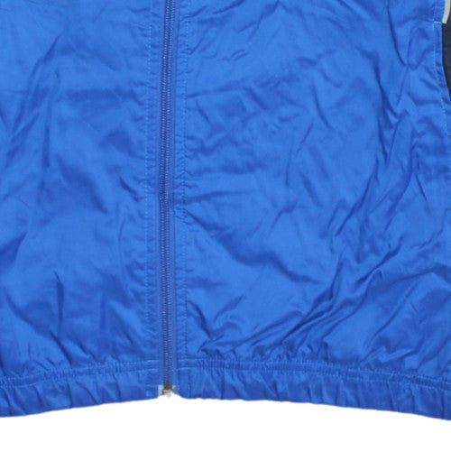Additional view of Puma boys’ blue football track jacket 12-13 years full zip lightweight