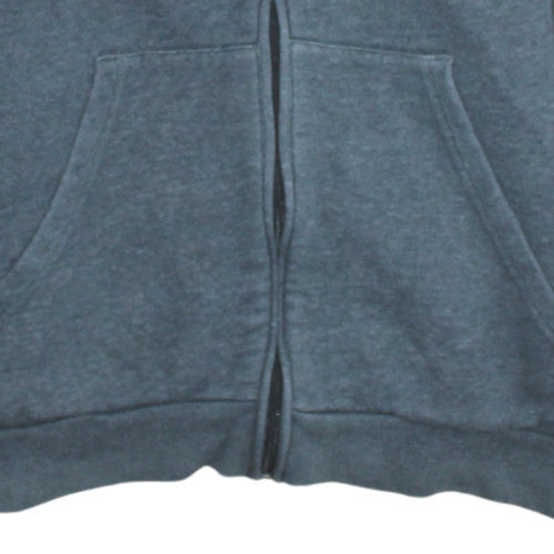 Additional view of Adidas boys’ blue full zip hoodie, size 13-14, years casual sportswear