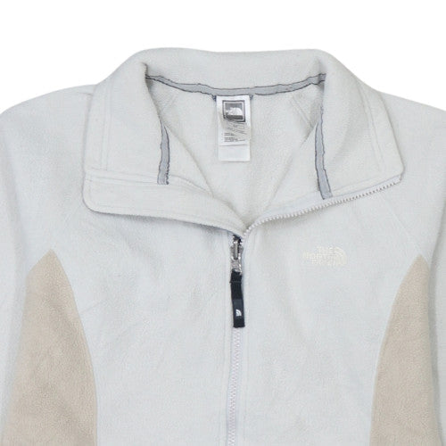 The North Face Women's White Fleece Full Zip Jacket Size S