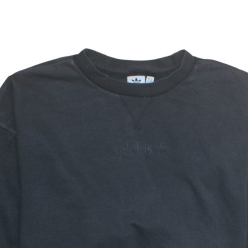 Adidas Womens Black XS Crew Neck Pullover Sweatshirt