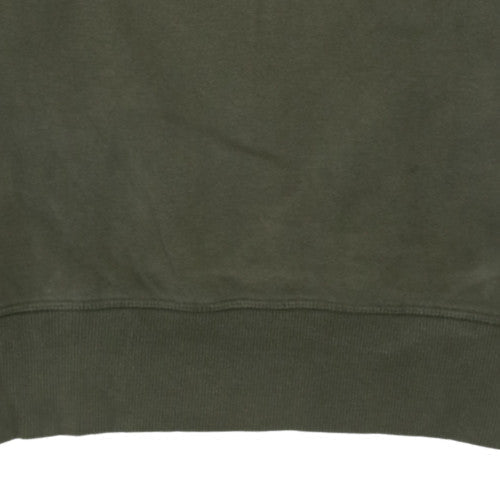 Additional view of Ellesse men’s green crew neck pullover sweatshirt, size M