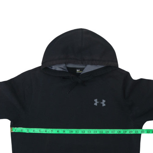 Under Armour Men's Black Pullover Hoodie S Relaxed Fit Fleece