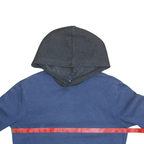 GAP Mens Blue Pullover Hoodie XS Regular Fit Fleece Sweatshirt