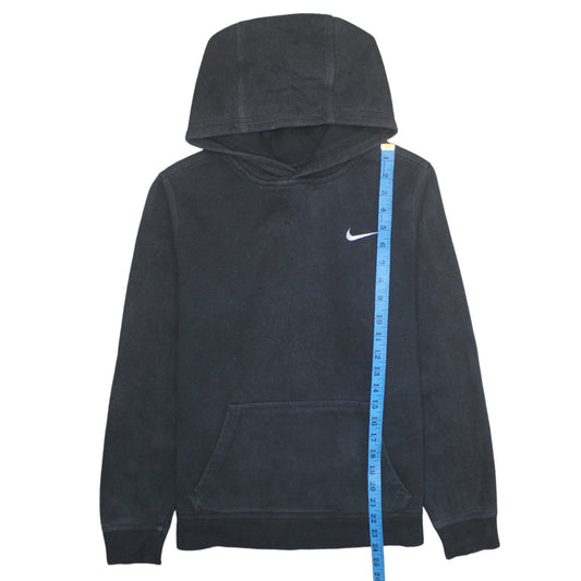 Nike Teens Black XL Pullover Hoodie with Logo Pocket Sportswear