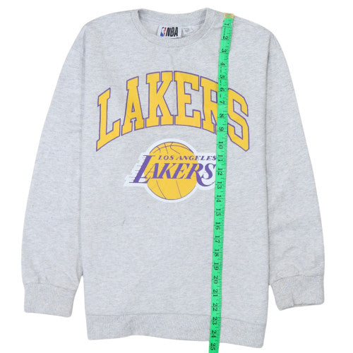 NBA Los Angeles Lakers Grey Regular Fit Teens Sweatshirt