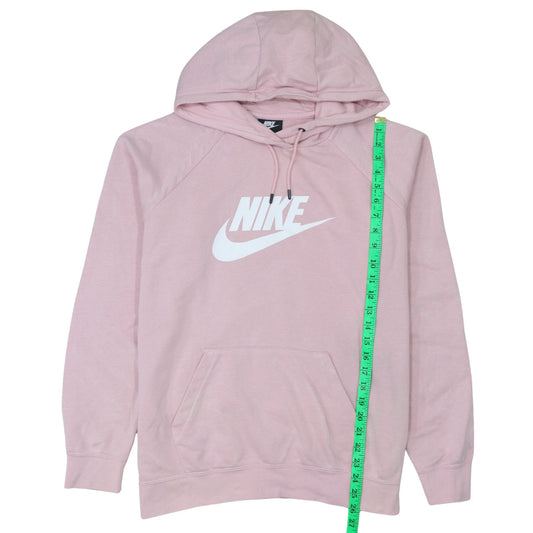 Nike Women's Pink Pullover Hoodie XL Cotton Casual Sweatshirt