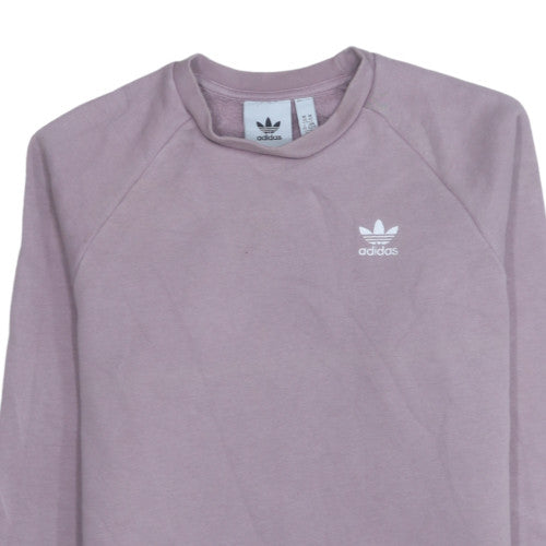 Additional view of Adidas Women’s Purple Crew Neck Pullover Sweatshirt XS