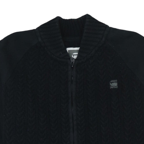 Additional view of G-Star RAW Men's Black L Basic Full Zip Knit Jacket, size L