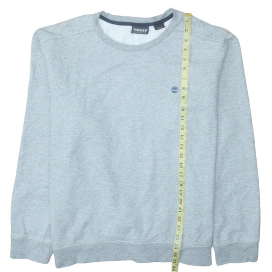 Timberland Mens Grey Crew Neck Fleece Pullover Sweatshirt L