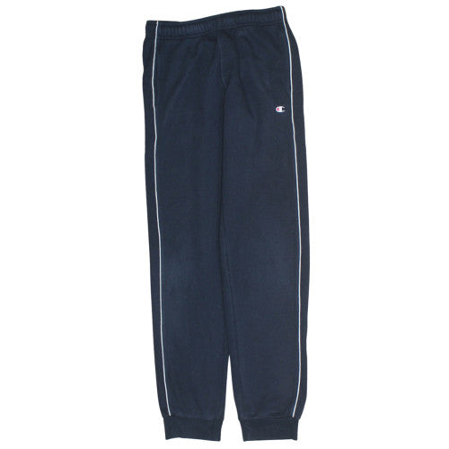 Additional front view of Champion boys’ navy blue large jogger sweatpants 11-12 years cotton blend