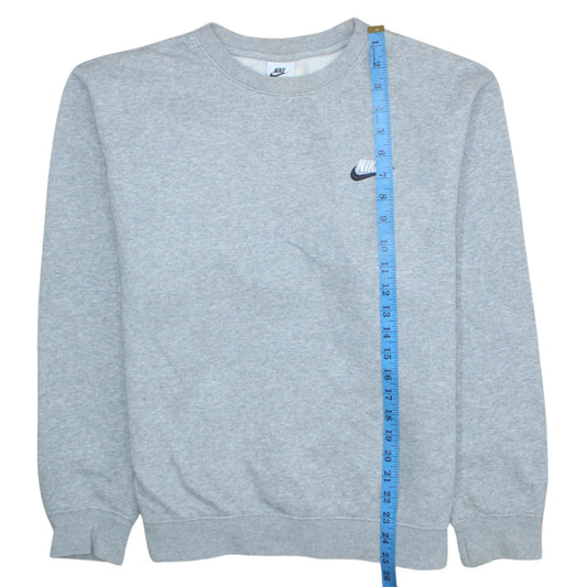 Nike Men's Grey Crew Neck Pullover Sweatshirt Size S