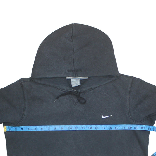 Nike Men's Black Pullover Hoodie S Regular Fit Fleece Logo Sportswear