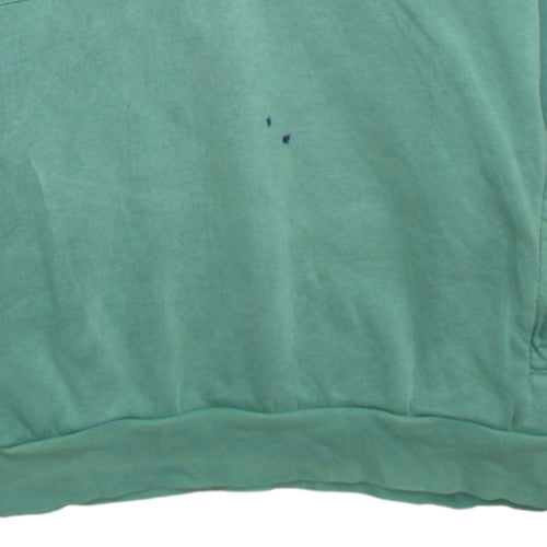 Additional view of Adidas Men's Green 1/4 Zip Hoodie, size S, Sports Fleece