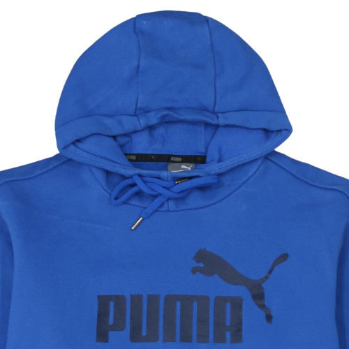 Additional view of Puma Men's Blue Pullover Hoodie L Fleece Graphic Sportswear