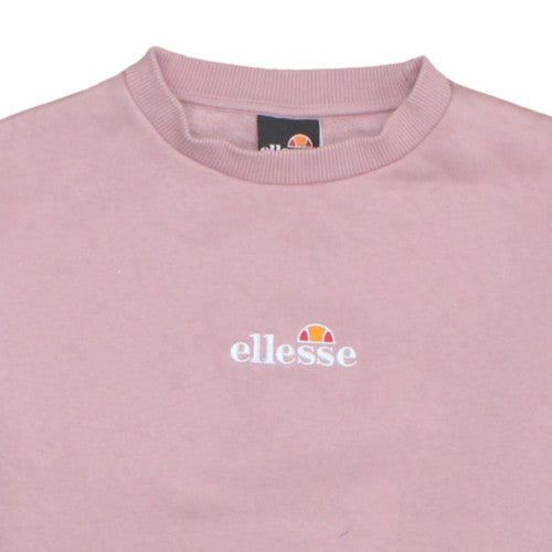Additional view of Ellesse women’s pink crew neck pullover sweatshirt uk 12