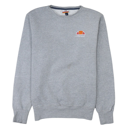 Ellesse Men's Grey Regular Fit Crew Neck Sweatshirt M