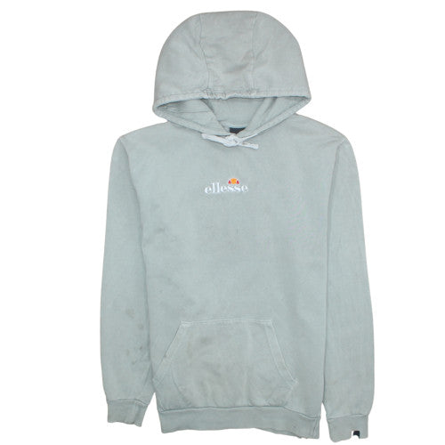 Ellesse Men's Grey Pullover Hoodie Size M Regular Fit Cotton