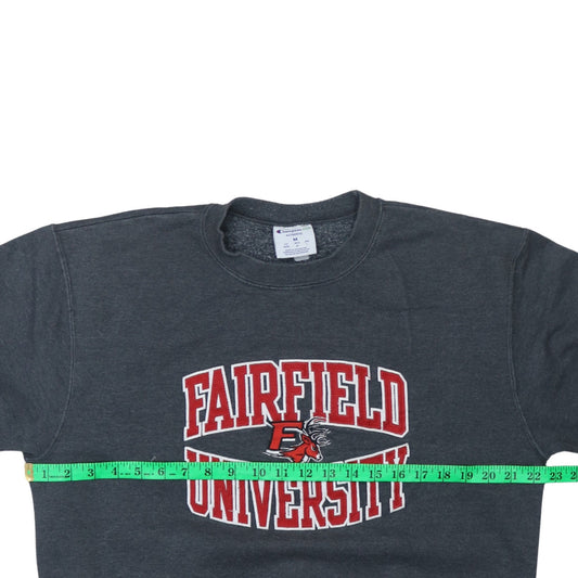 Champion Fairfield University Grey Sweatshirt Womens M Pullover Crew Neck