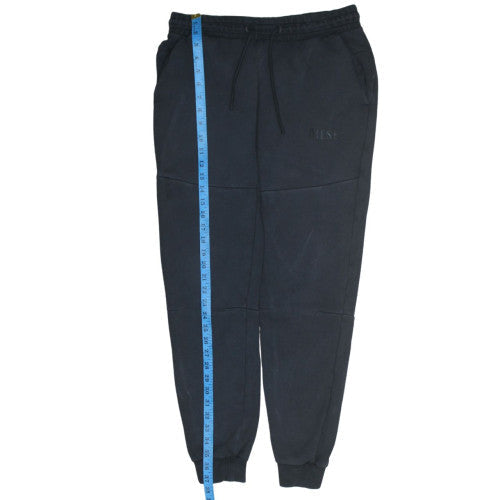 Diesel Men's Black Jogger Sweatpants S Regular Fit Cotton Blend