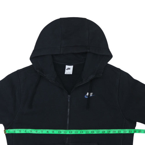 Nike Men’s Black Full Zip Hoodie M Regular Fit Fleece Sweatshirt