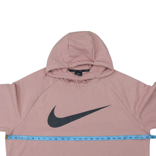 Nike Womens Pink Dri-Fit Pullover Hoodie XL Relaxed Fit Sweatshirt