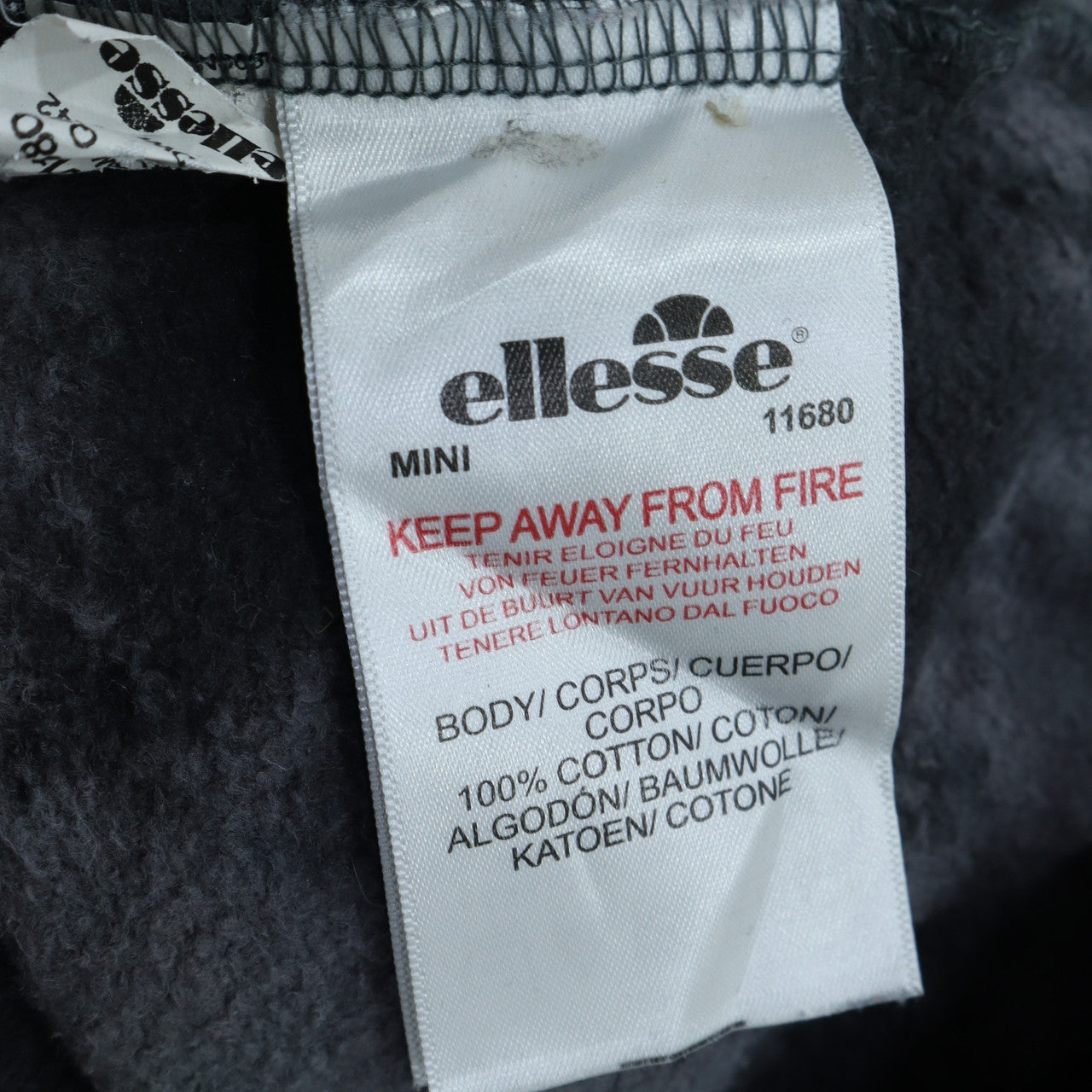 Additional view of Ellesse women’s black tie dye pullover hoodie uk 12 cotton casual
