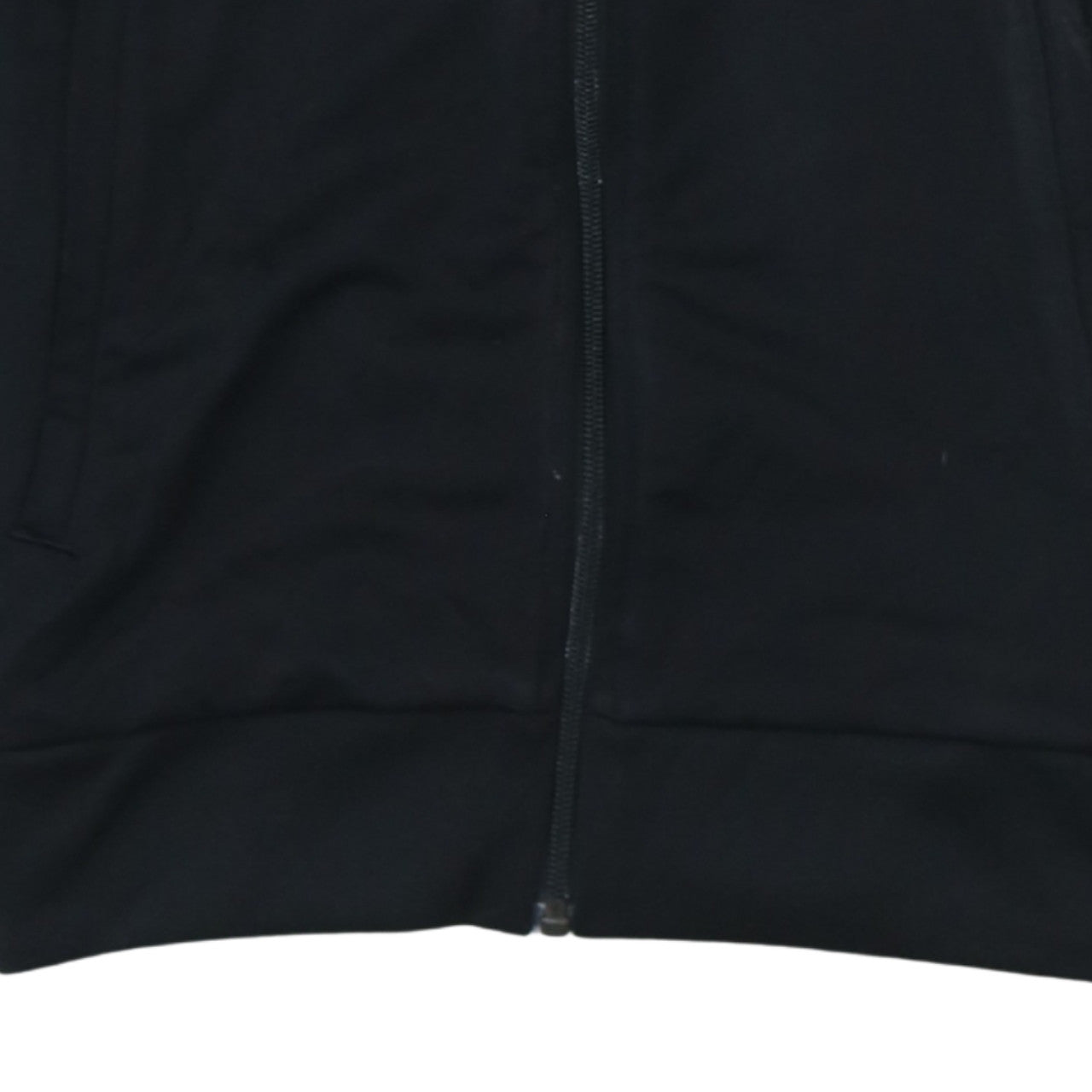 Adidas Boys Black Full Zip Sweatshirt 12-13 Years Classic 3-Stripes Track Top