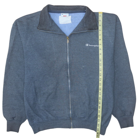 Champion Mens Blue XL Track Jacket Fleece Full Zip Activewear