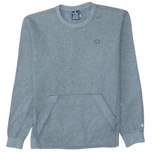 Champion Men's Grey Medium Crew Neck Pullover Sweatshirt