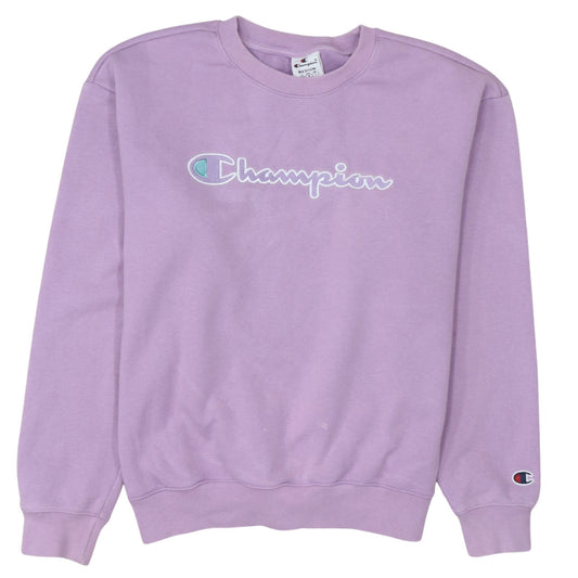 Champion Women’s Purple Crew Neck Pullover Sweatshirt Size M