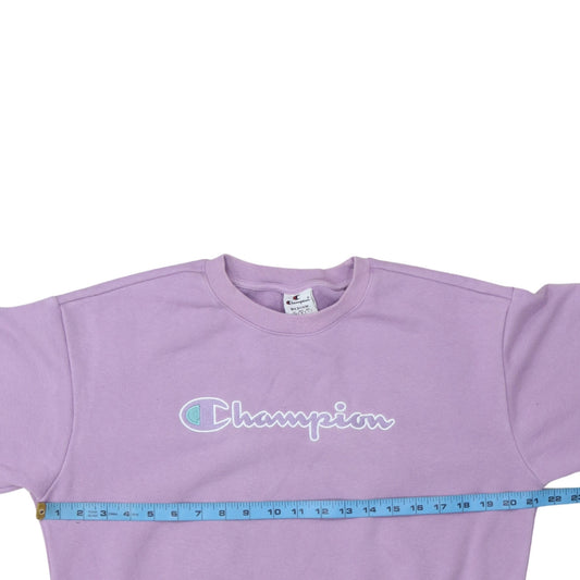 Champion Women’s Purple Crew Neck Pullover Sweatshirt Size M