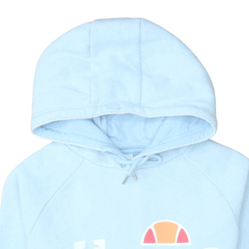 Additional view of Ellesse women’s light blue xs pullover hoodie cotton blend casual