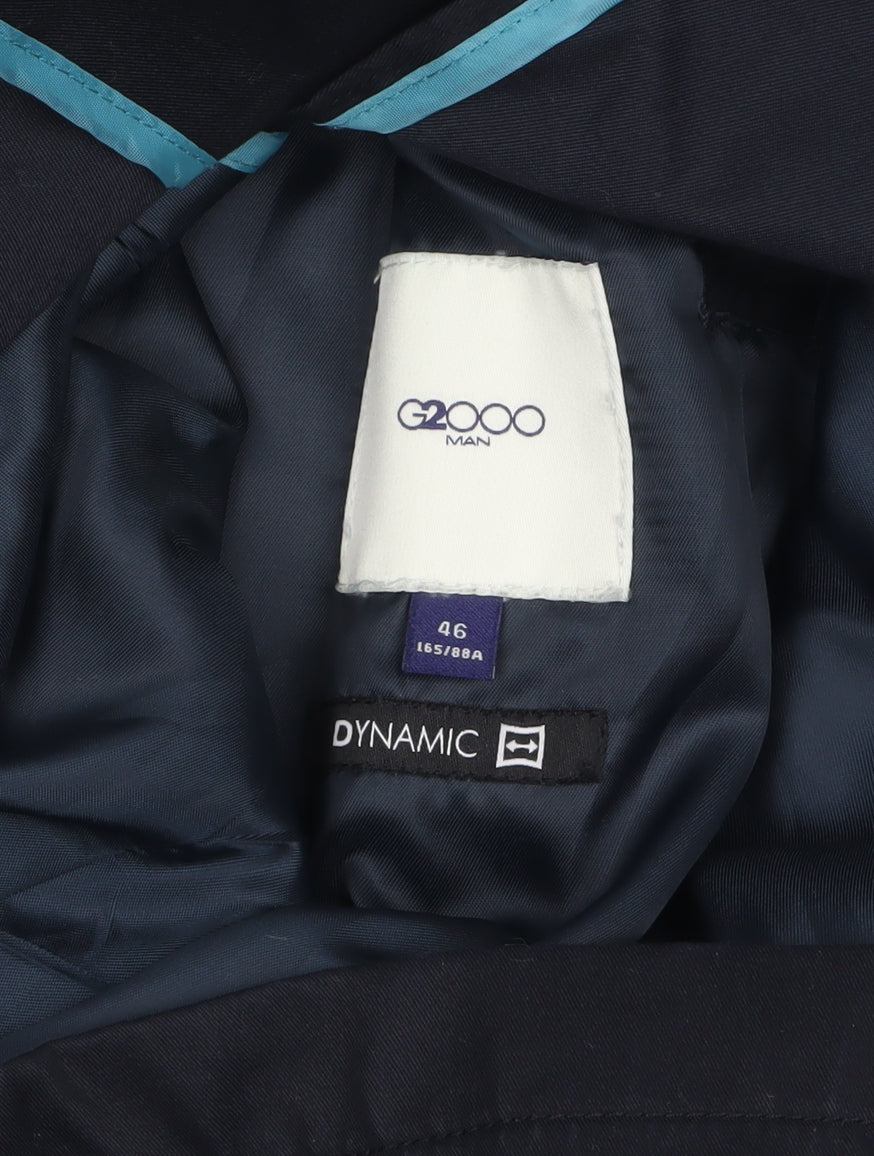 Additional view of G2000 Men’s Black Mid-Length Stand Collar Cotton Blend Coat, size 36
