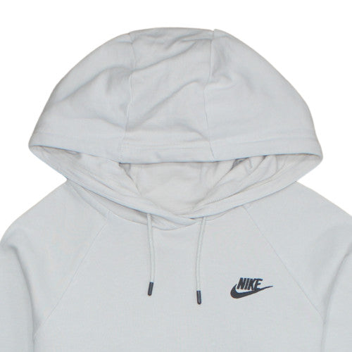 Nike Mens White Pullover Hoodie Small Regular Fit Sports Style