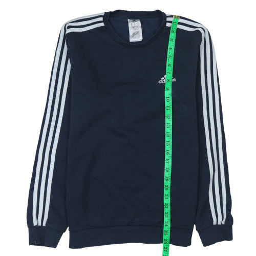 Adidas Men's Blue Pullover Sweatshirt Small Regular Fit
